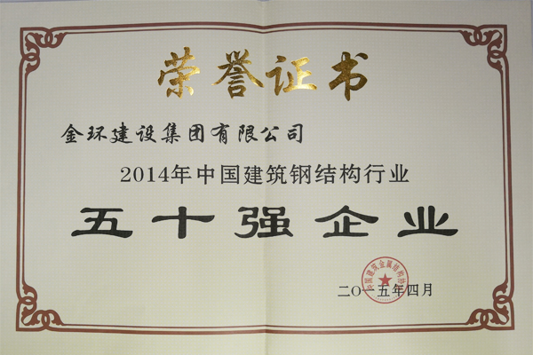 2014年度五十強(qiáng)企業(yè)